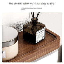 Load image into Gallery viewer, Walnut Shelf for Bathroom Toilet Paper Holder
