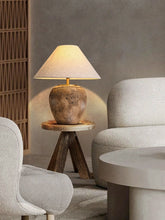 Load image into Gallery viewer, Wabi Style Ceramic Table Lamp
