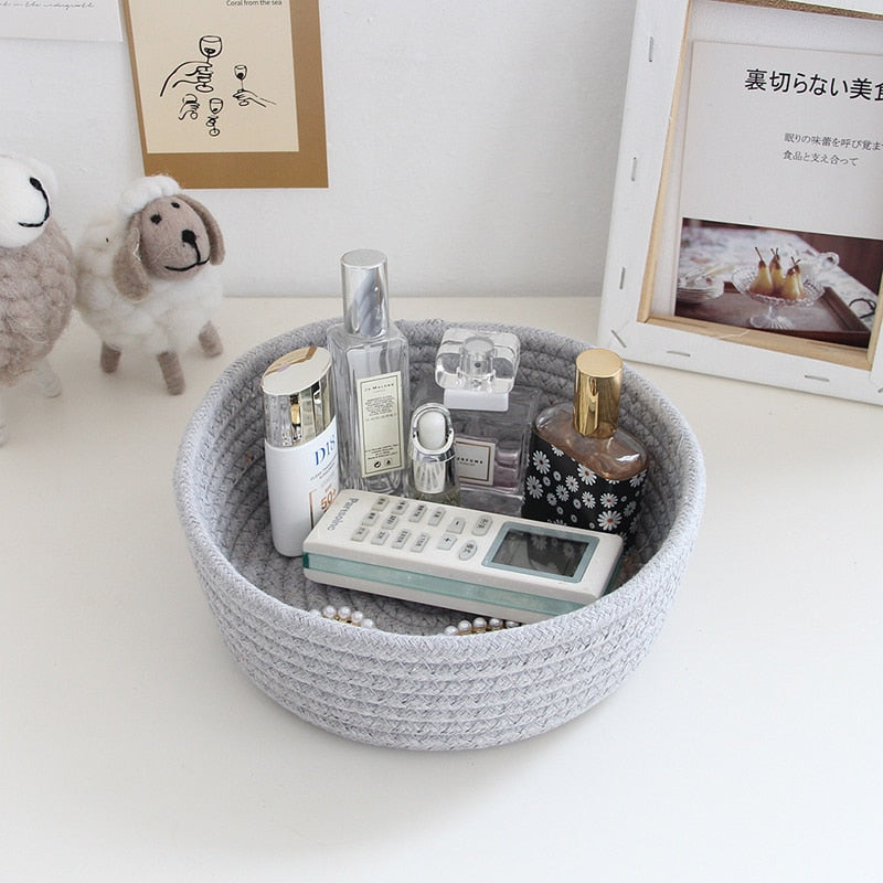 Nordic Cotton Rope Storage Basket/Hamper