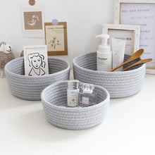 Load image into Gallery viewer, Nordic Cotton Rope Storage Basket/Hamper
