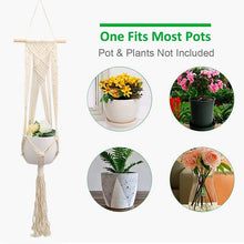 Load image into Gallery viewer, Macrame Handmade Plant Hanger Baskets
