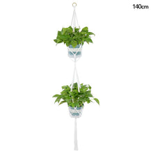 Load image into Gallery viewer, Macrame Handmade Plant Hanger Baskets
