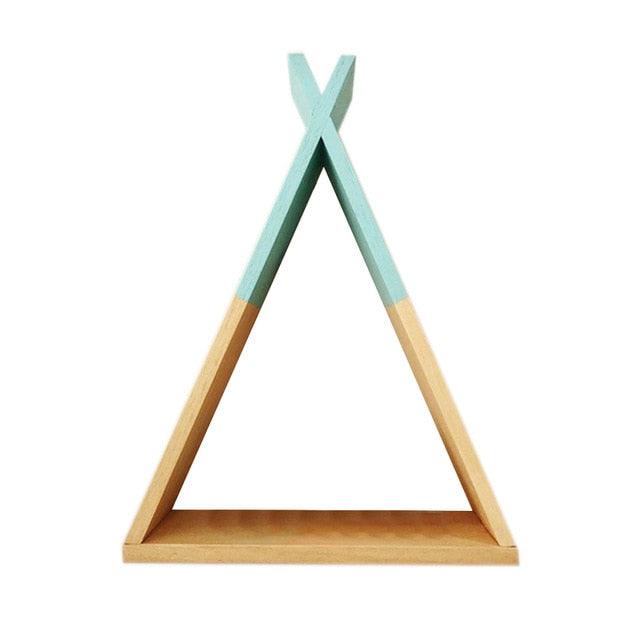 Nordic Nursery Wooden Storage Rack