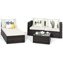 Load image into Gallery viewer, 5PCS Patio Rattan Furniture Set
