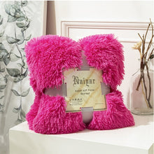 Load image into Gallery viewer, Plush Blanket Soft Fur Faux
