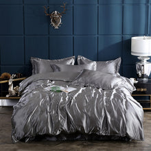 Load image into Gallery viewer, New 100% Pure Satin Silk Bedding Set King Size
