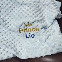 Load image into Gallery viewer, Personalised Newborn Baby Blanket
