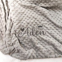 Load image into Gallery viewer, Personalised Newborn Baby Blanket
