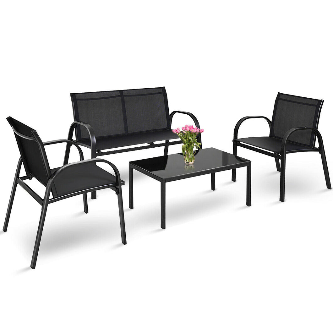 Costway 4 PCS Patio Furniture Set