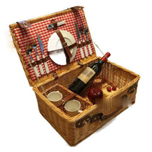 Load image into Gallery viewer, Rattan Picnic Basket
