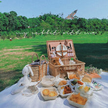 Load image into Gallery viewer, Rattan Picnic Basket
