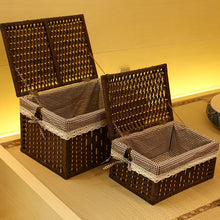 Load image into Gallery viewer, Rattan Weave Storage Basket
